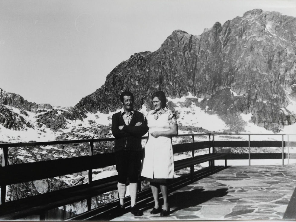 Maria und Josef 1980 auf der Wangenitzseehütte