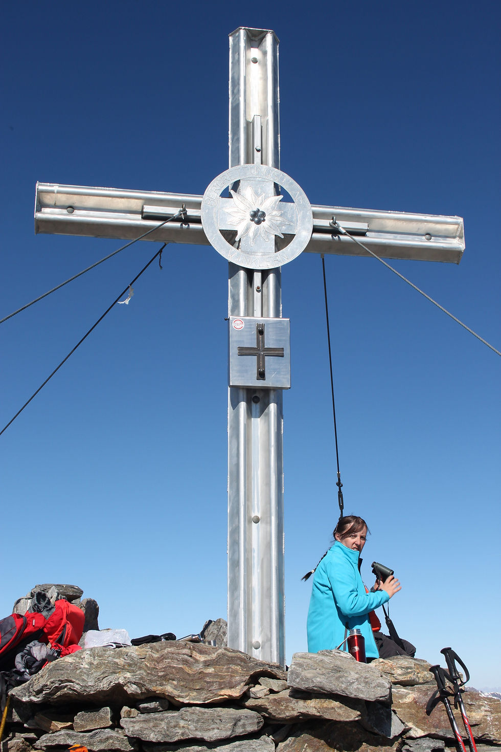 Gipfelkreuz am Petzeck