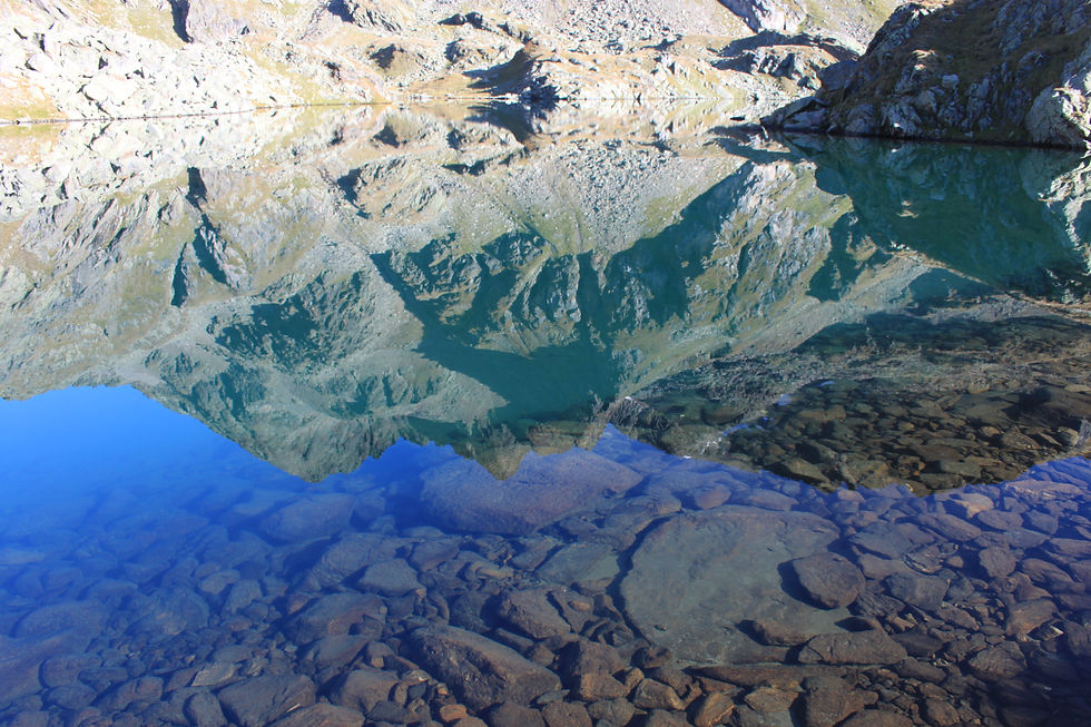 Gipfelspiegelung im Kreuzsee