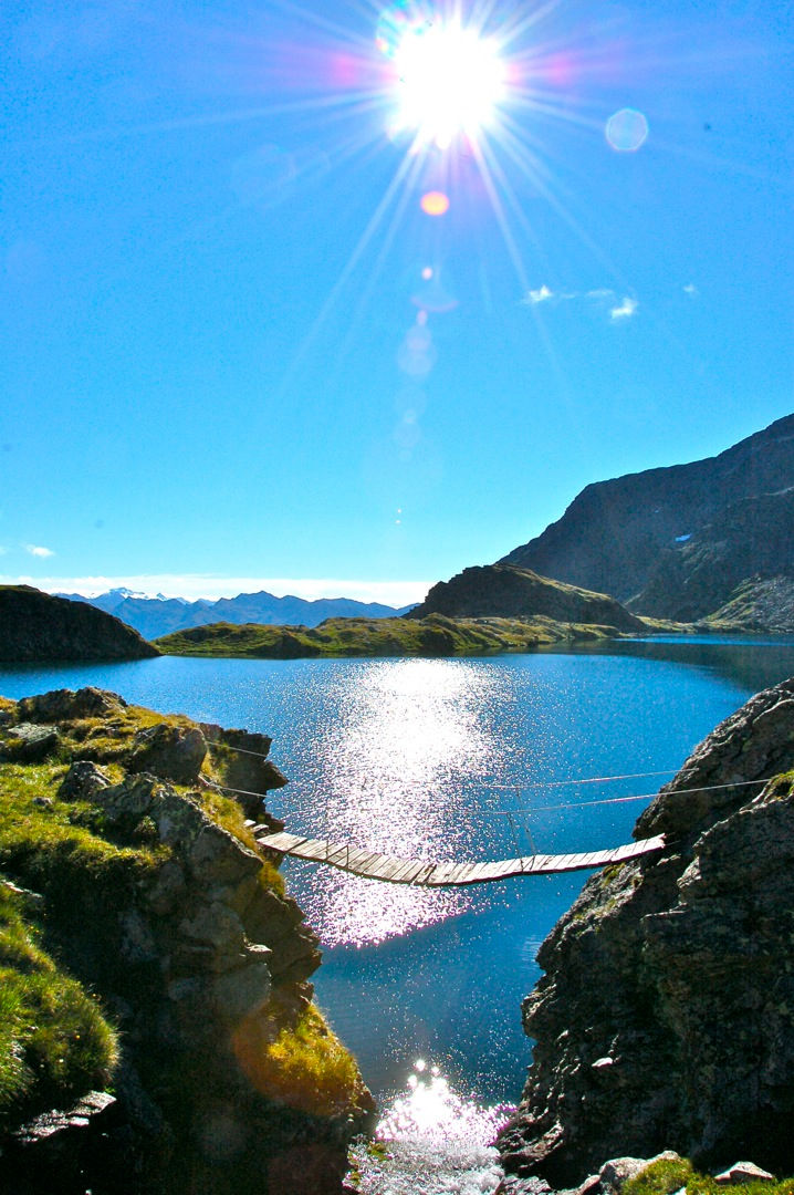 Hängebrücke am Wangenitzsee