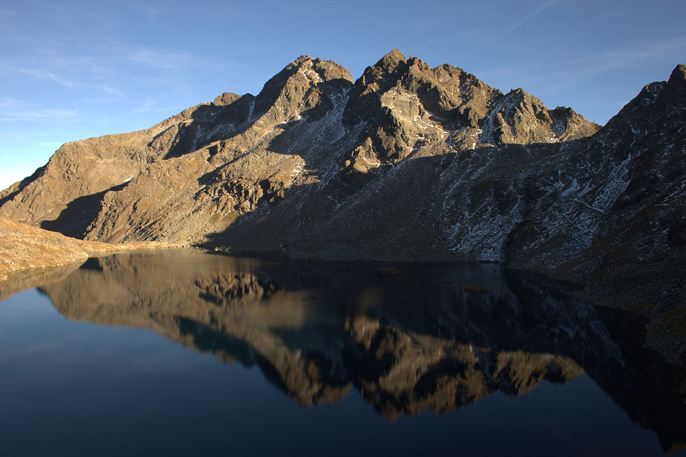 Sonnenuntergang am Wangenitzsee