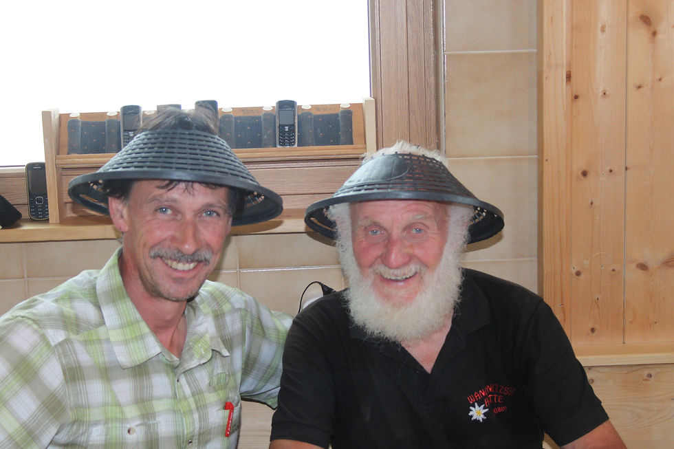 Franz und unser Stammgast Ladinig Peter