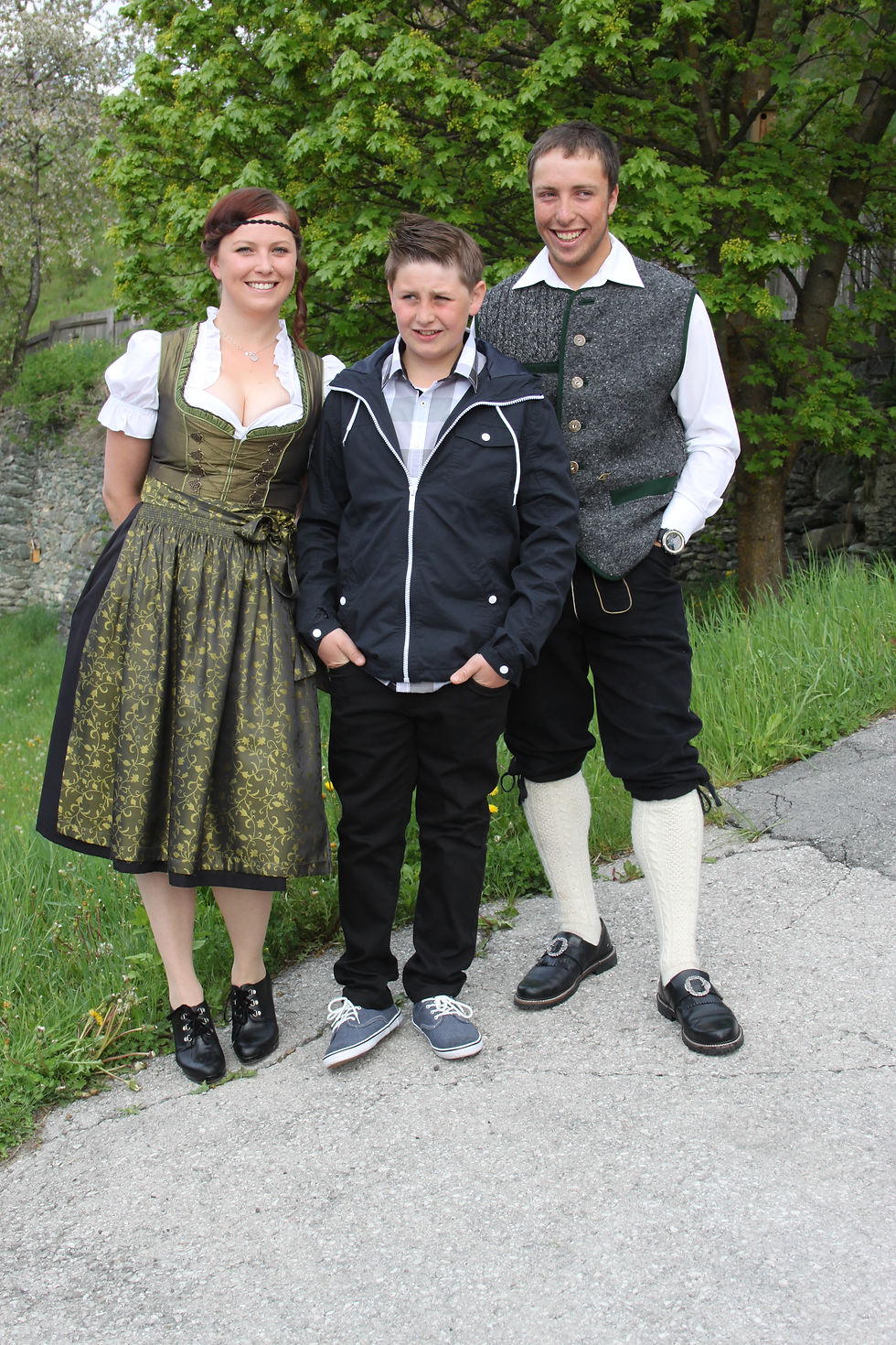 Franz-Josef, Sandro und Ramona